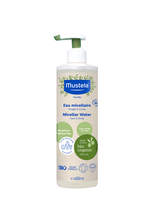 Биосертифицирана мицеларна вода без отмиване - Mustela Multi-market - 1