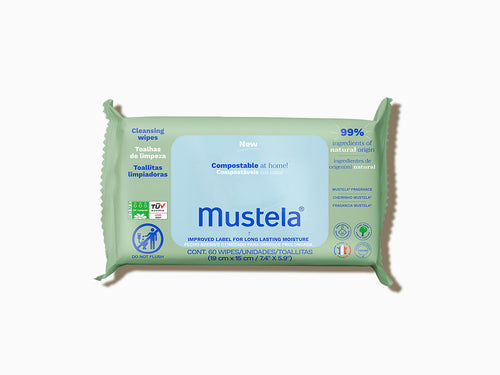 Почистващи мокри кърпи с парфюм х 60 бр - Mustela Multi-market - 1
