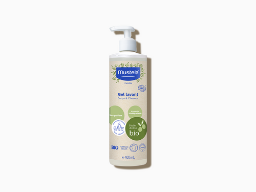 Биосертифициран почистващ гел за тяло и коса - Mustela Multi-market - 1