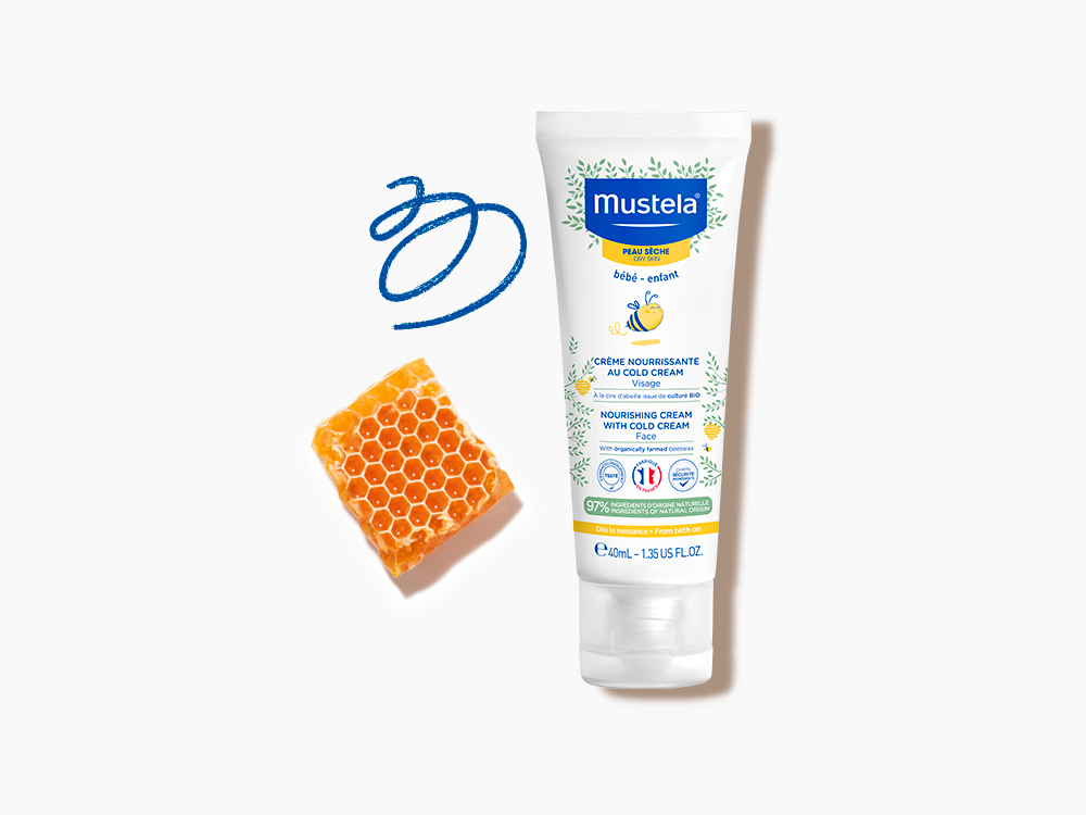 Mustela Nourishing cream for babies with dry skin-1