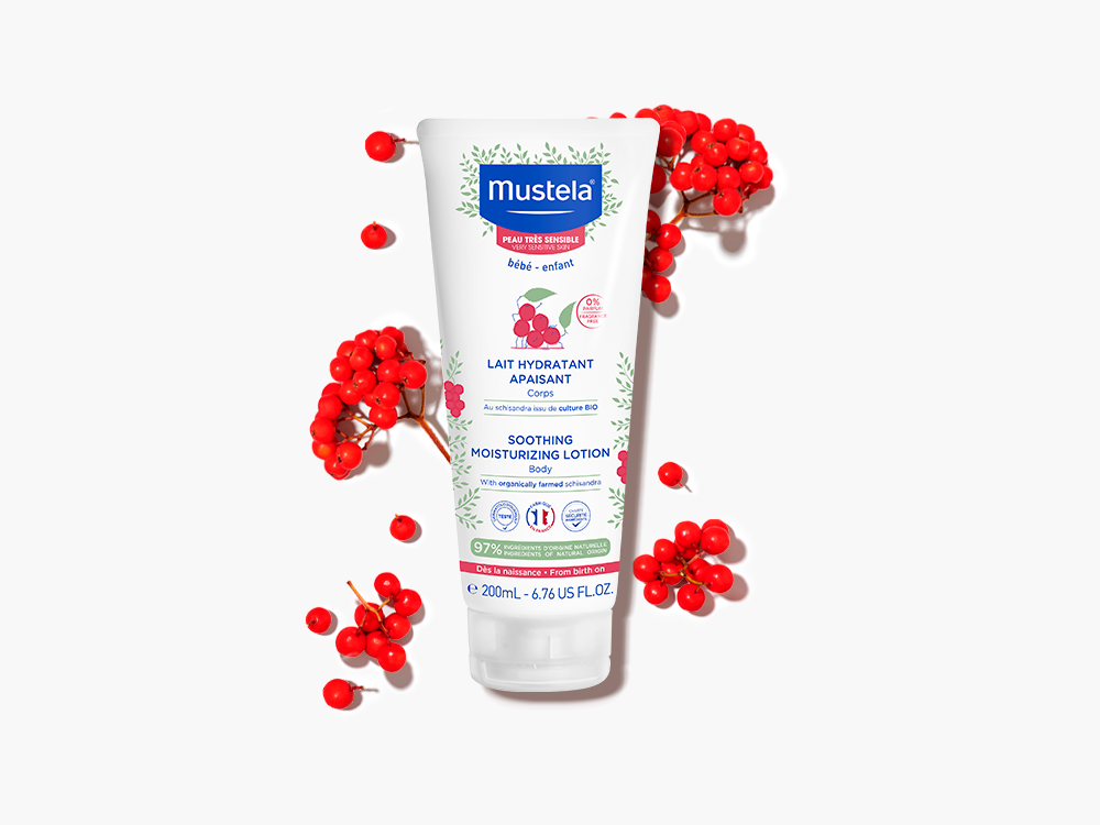Mustela Soothing moisturizing lotion for babies with very sensitive skin-1