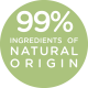 99% ingredient of natural origin