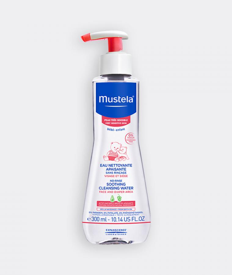 Mustela Soothing cleansing water for babies with very sensitive skin