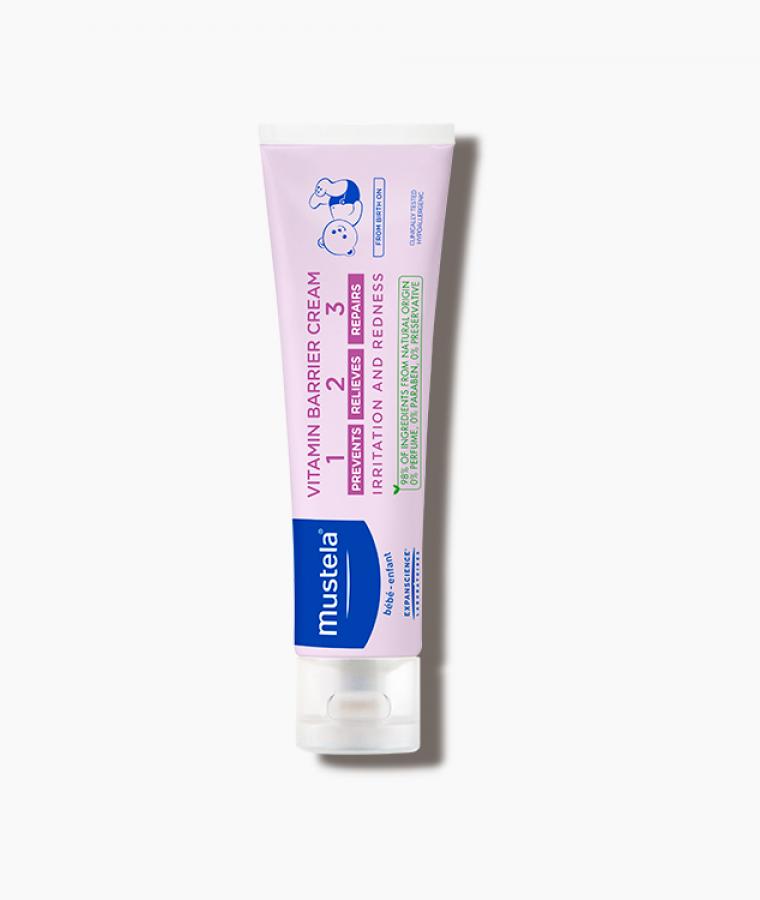 Mustela 1 2 3 Vitamin Barrier Cream for babies